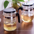 Chinese Convenient Clear Glass Gongfu Teapot